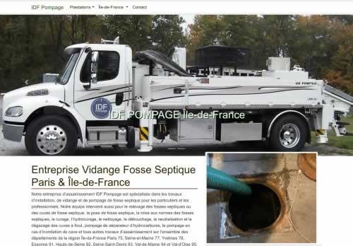 Entreprise Vidange Fosse Septique Paris et Île-de-France